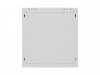 Lanberg Szafa instalacyjna rack wisząca 12U 600x600 szara drzwi perforowane (flat pack)